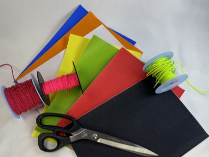 Paraglider fabrics in different colours